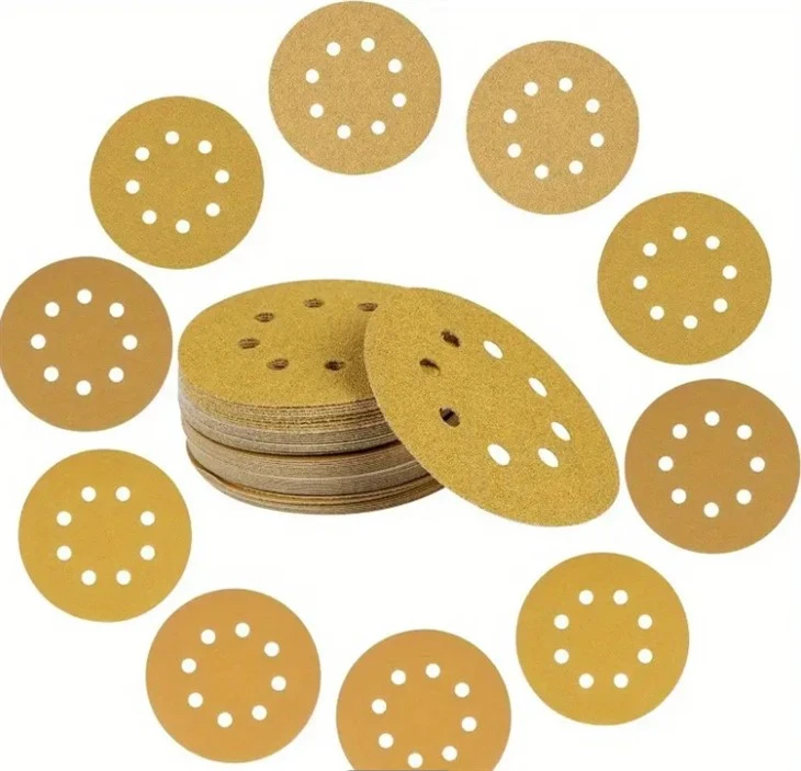kringlóttar slípidiskar með götum