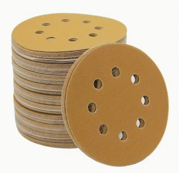 round sanding discs with holes